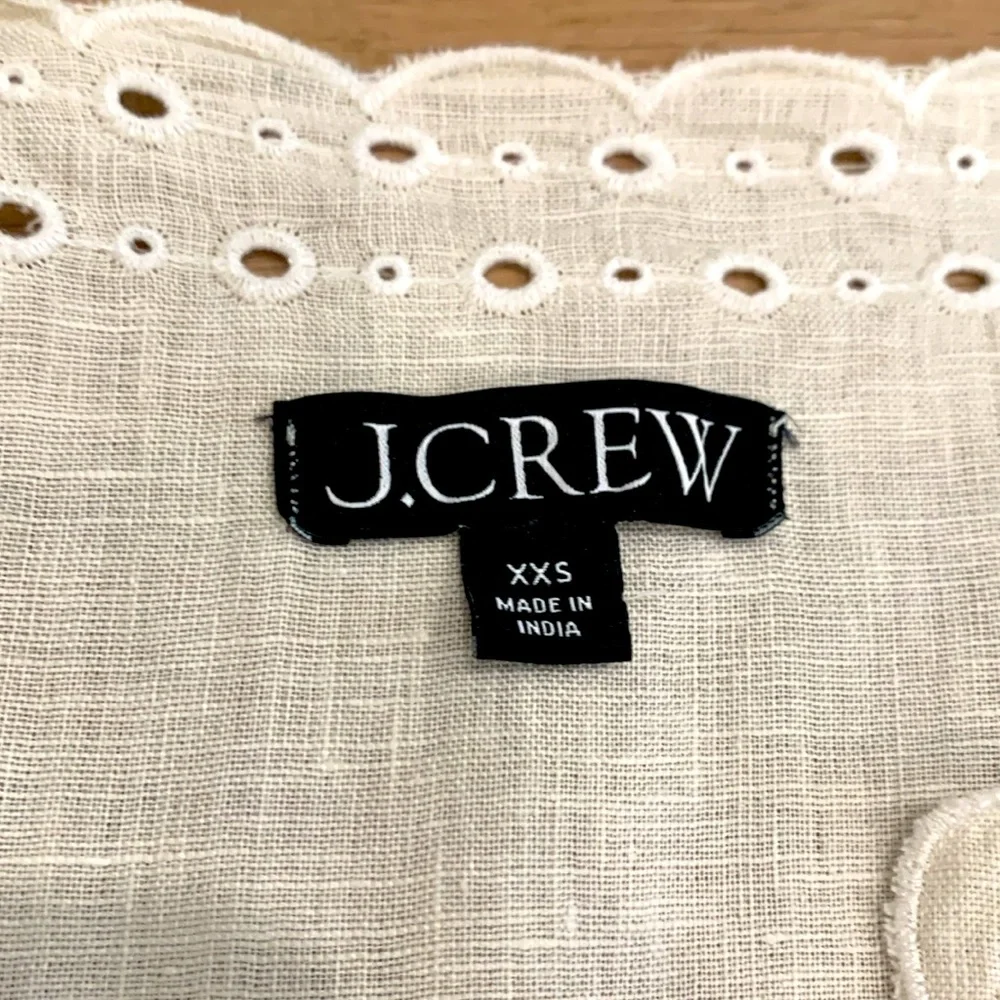 J Crew Linen Top - Picture 5 of 7
